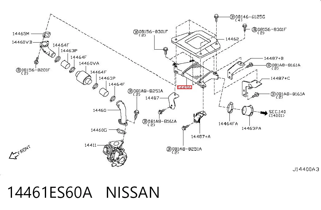 14461ES60A Nissan/Infiniti