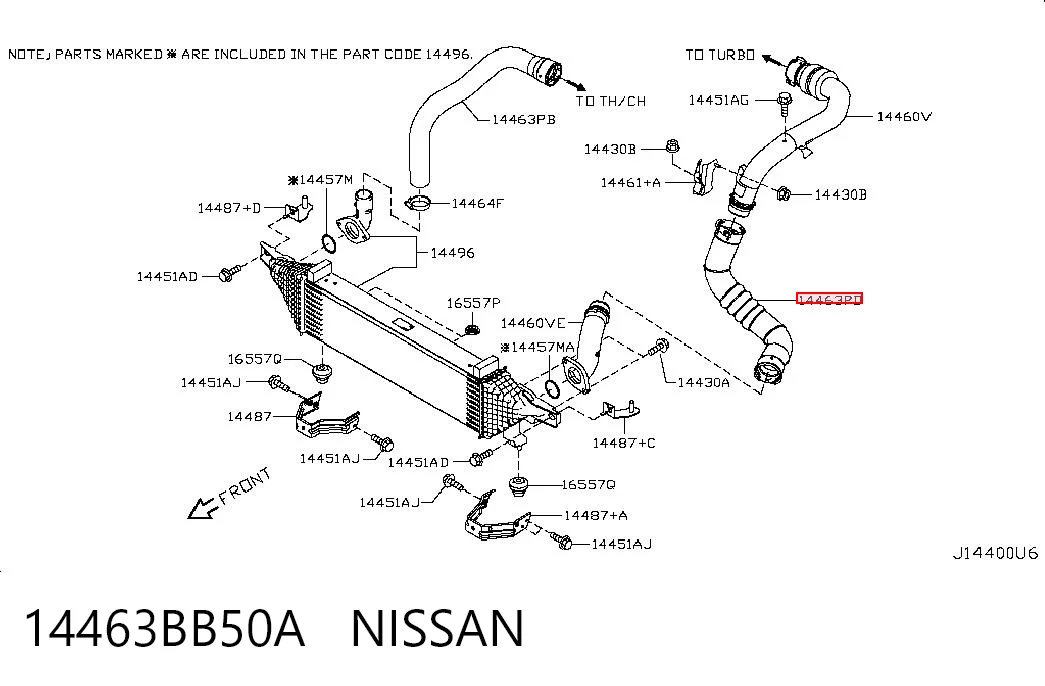 14463BB50A Nissan/Infiniti
