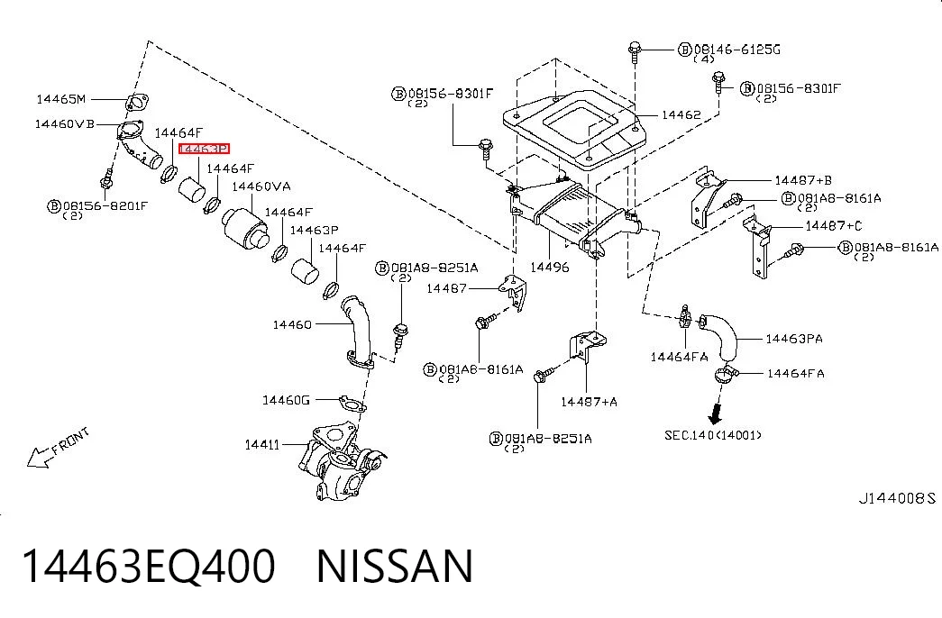 14463EQ400 Nissan/Infiniti