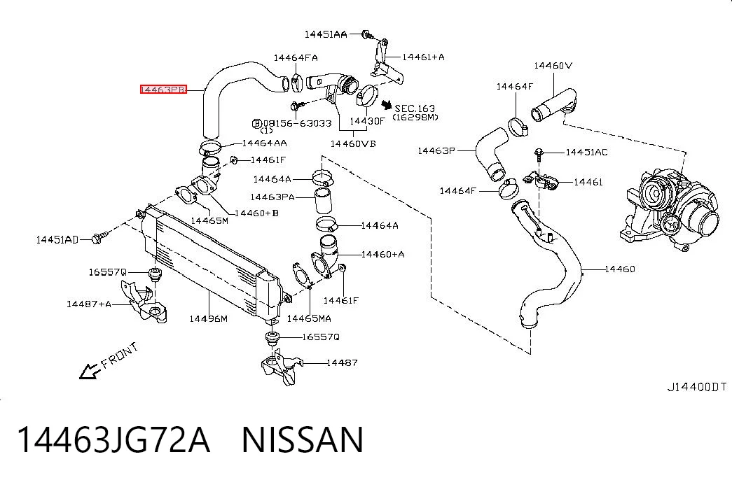 14463JG72A Nissan/Infiniti