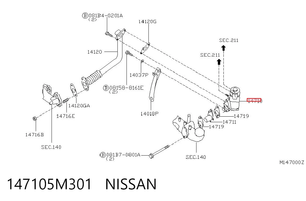 147105M301 Nissan/Infiniti