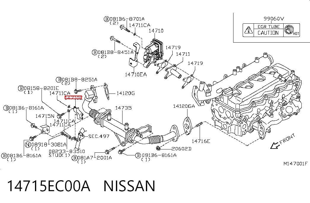 14715EC00A Nissan/Infiniti