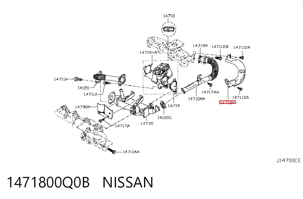 1471800Q0B Nissan/Infiniti