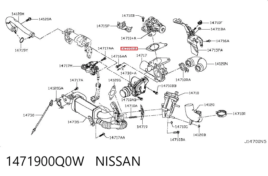 1471900Q0W Nissan/Infiniti