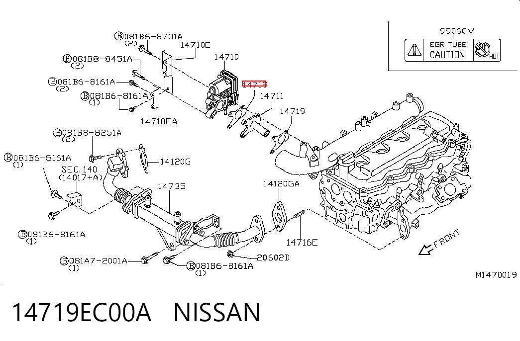 14719EC00A Nissan/Infiniti