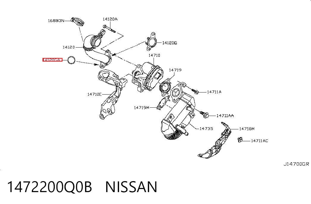 1472200Q0B Nissan/Infiniti