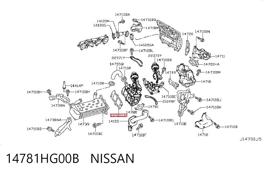 14781HG00B Nissan/Infiniti