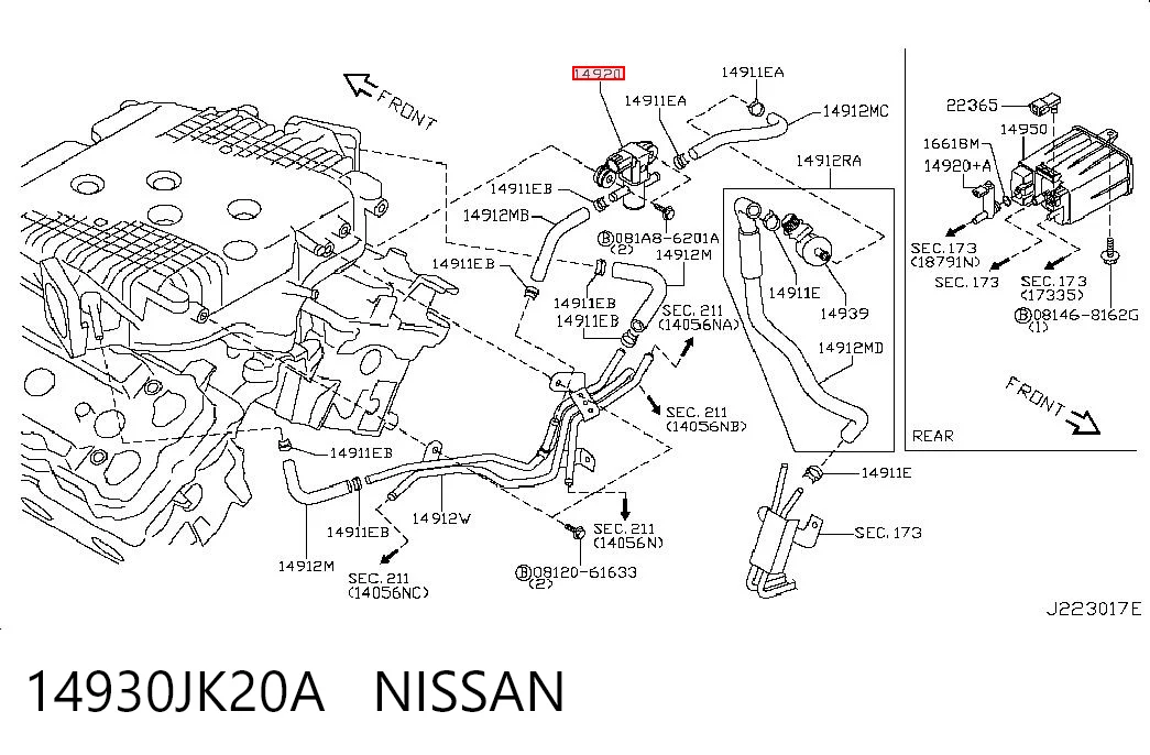 14930JK20A Nissan/Infiniti 