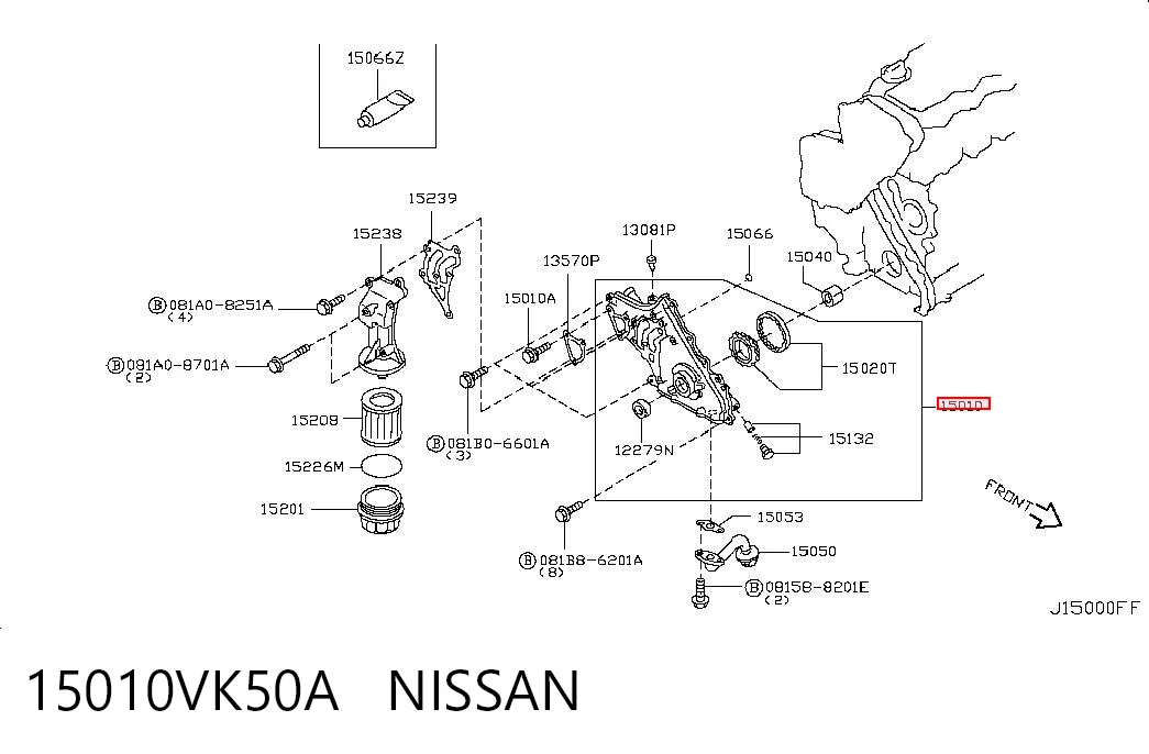 Compre Bomba de óleo Nissan X-Trail 