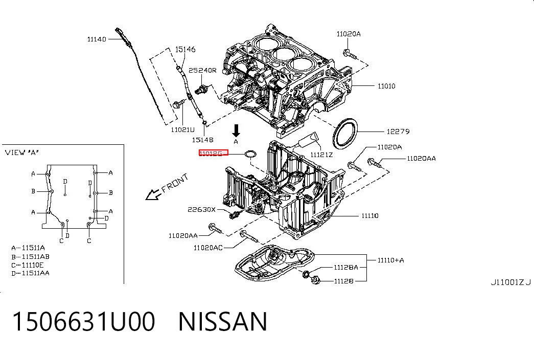 1506631U00 Nissan/Infiniti