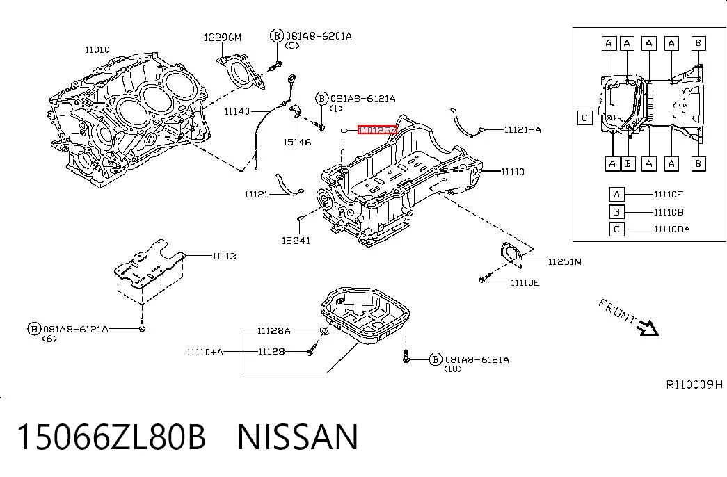 15066ZL80B Nissan/Infiniti