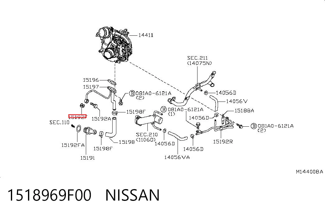 1518969F00 Nissan/Infiniti