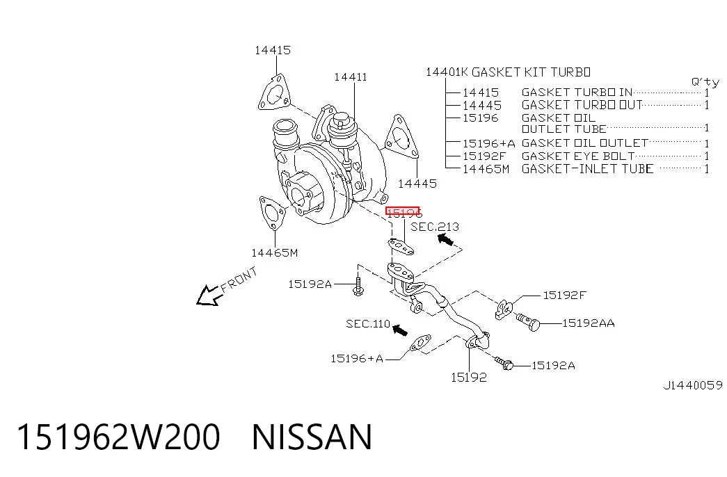 151962W200 Nissan/Infiniti