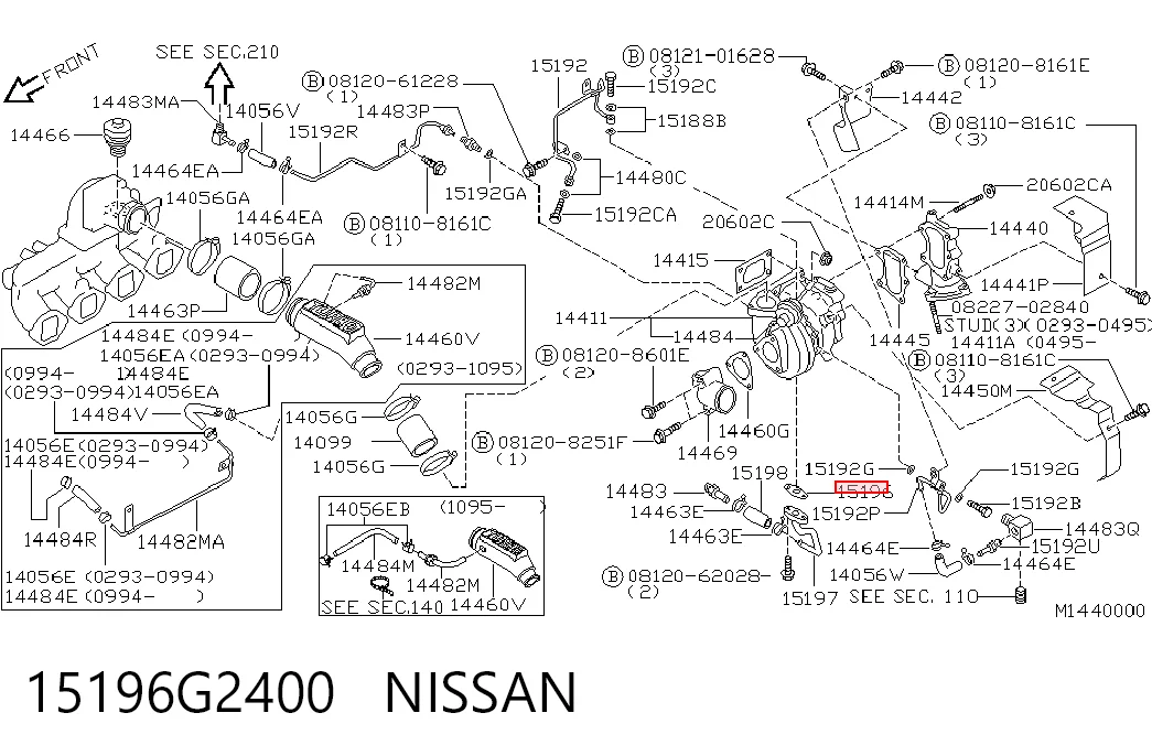 15196G2400 Nissan/Infiniti