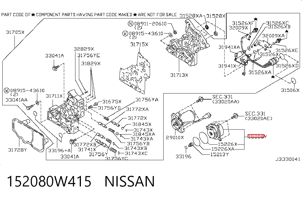 152080W415 Nissan/Infiniti