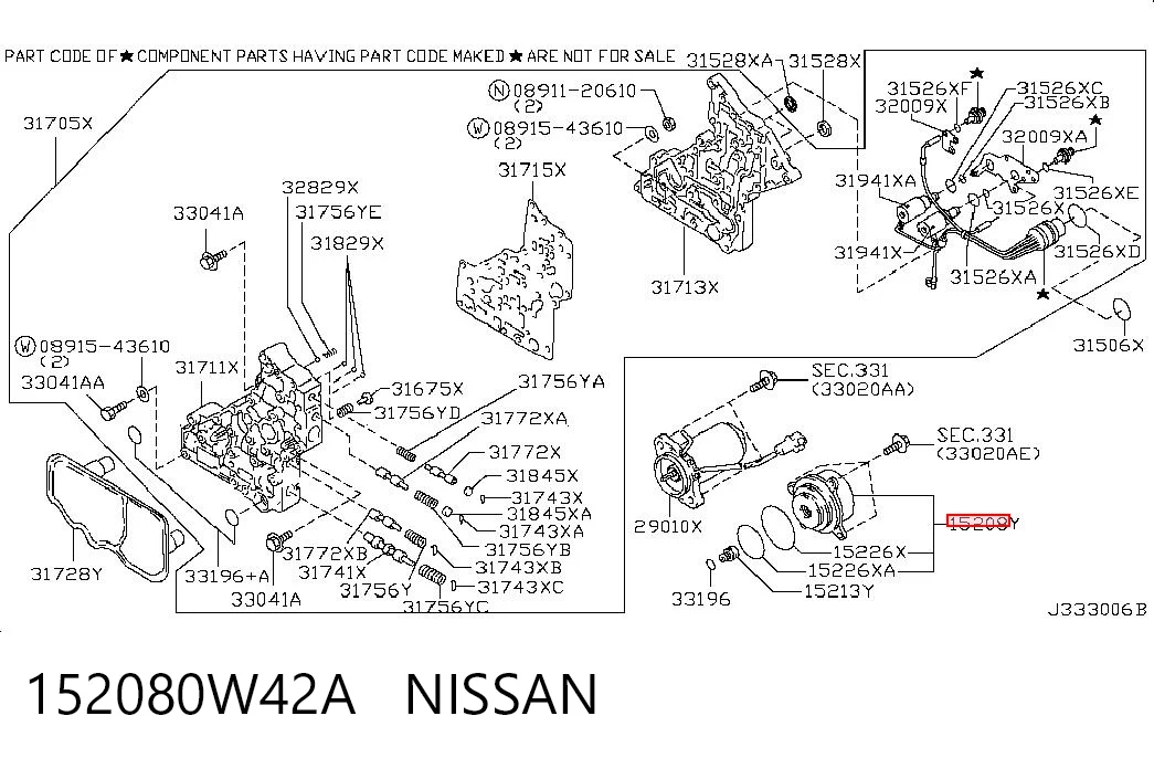 152080W42A Nissan/Infiniti