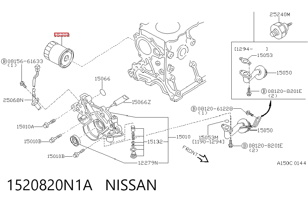 1520820N1A Nissan/Infiniti