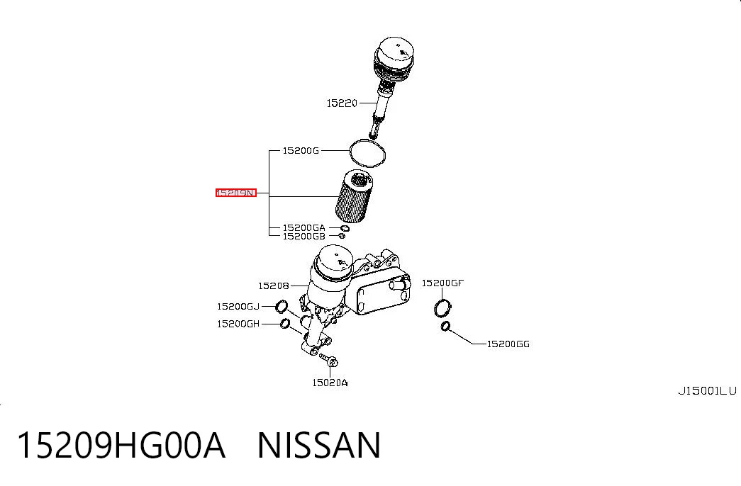 15209HG00A Nissan/Infiniti