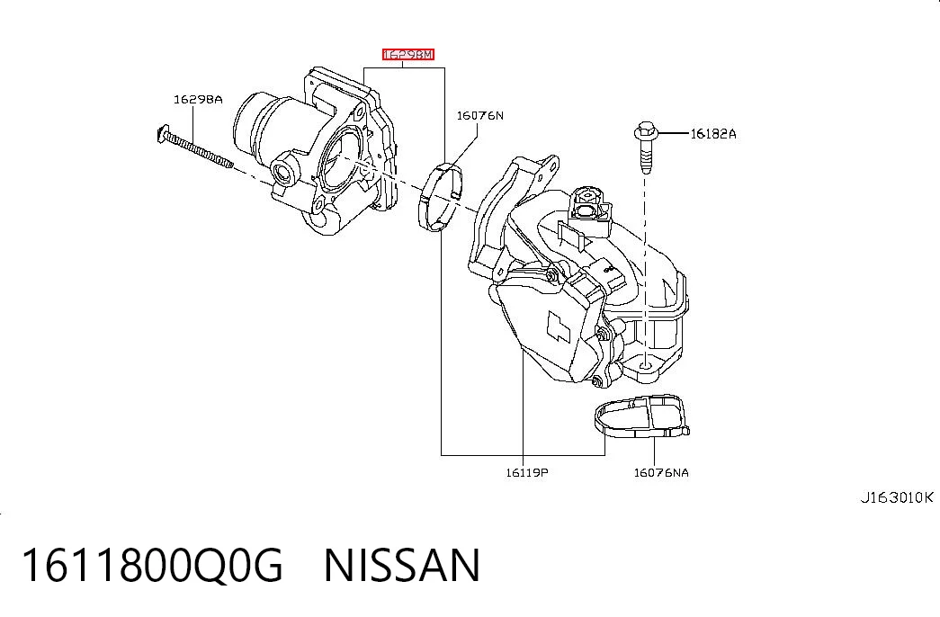 1611800Q0G Nissan/Infiniti