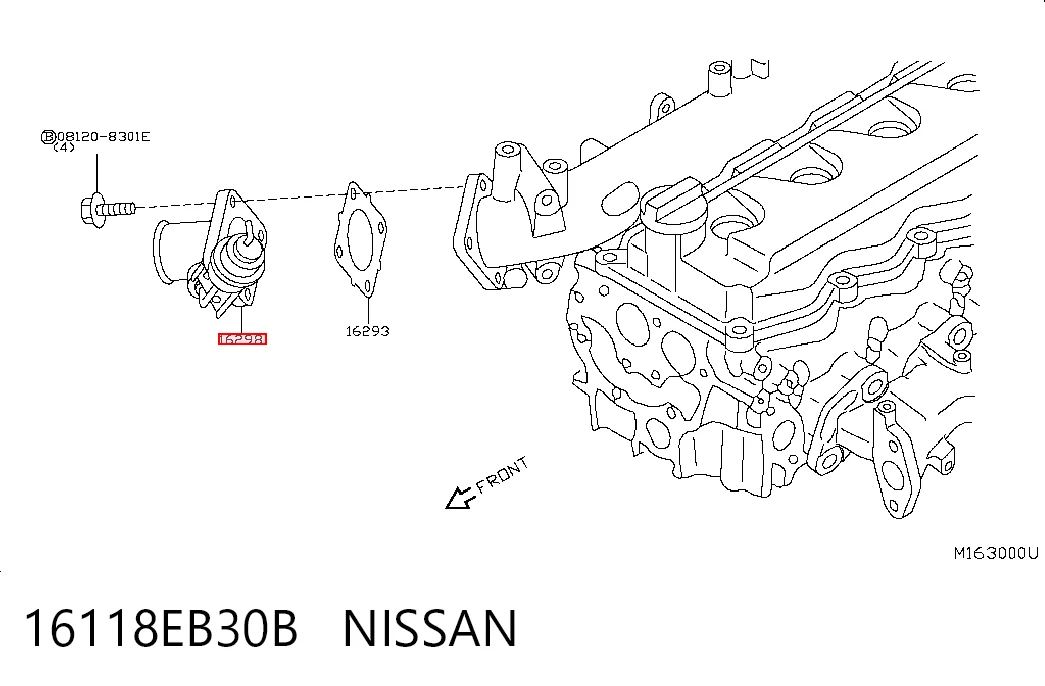 16118EB30B Nissan/Infiniti
