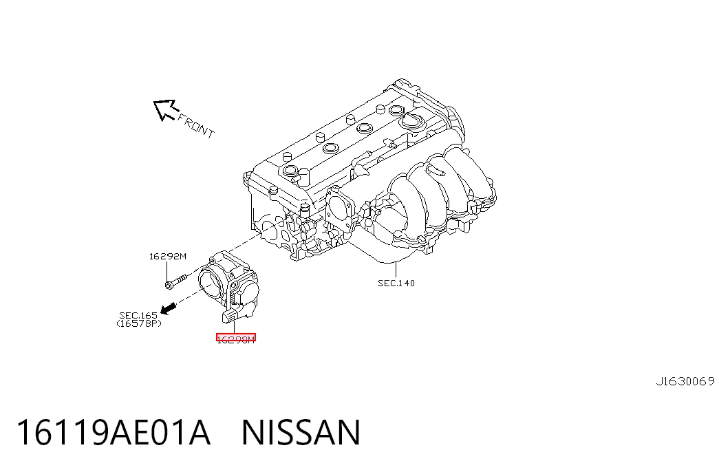 Compre Válvula de borboleta montada Nissan Altima 
