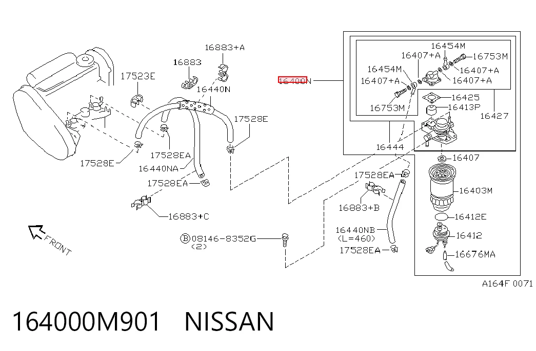 164000M901 Nissan/Infiniti