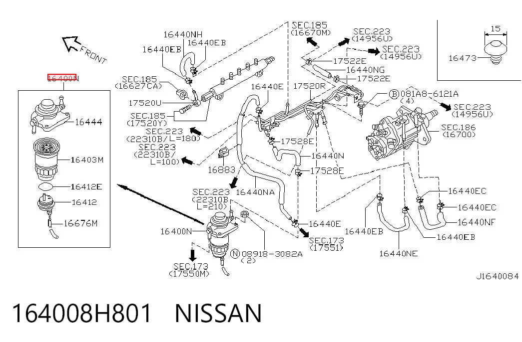 164008H801 Nissan/Infiniti