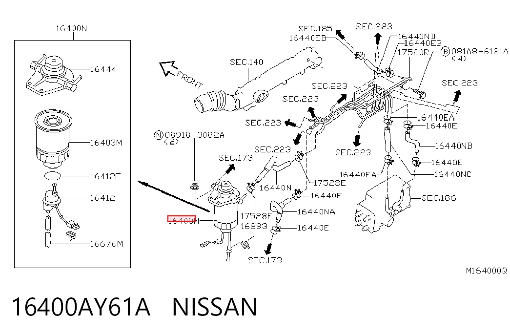 Compre Filtro de combustível Nissan Micra 