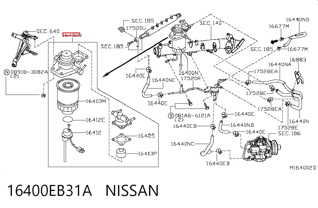 16400EB31A Nissan/Infiniti