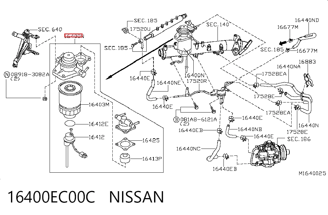 16400EC00C Nissan/Infiniti