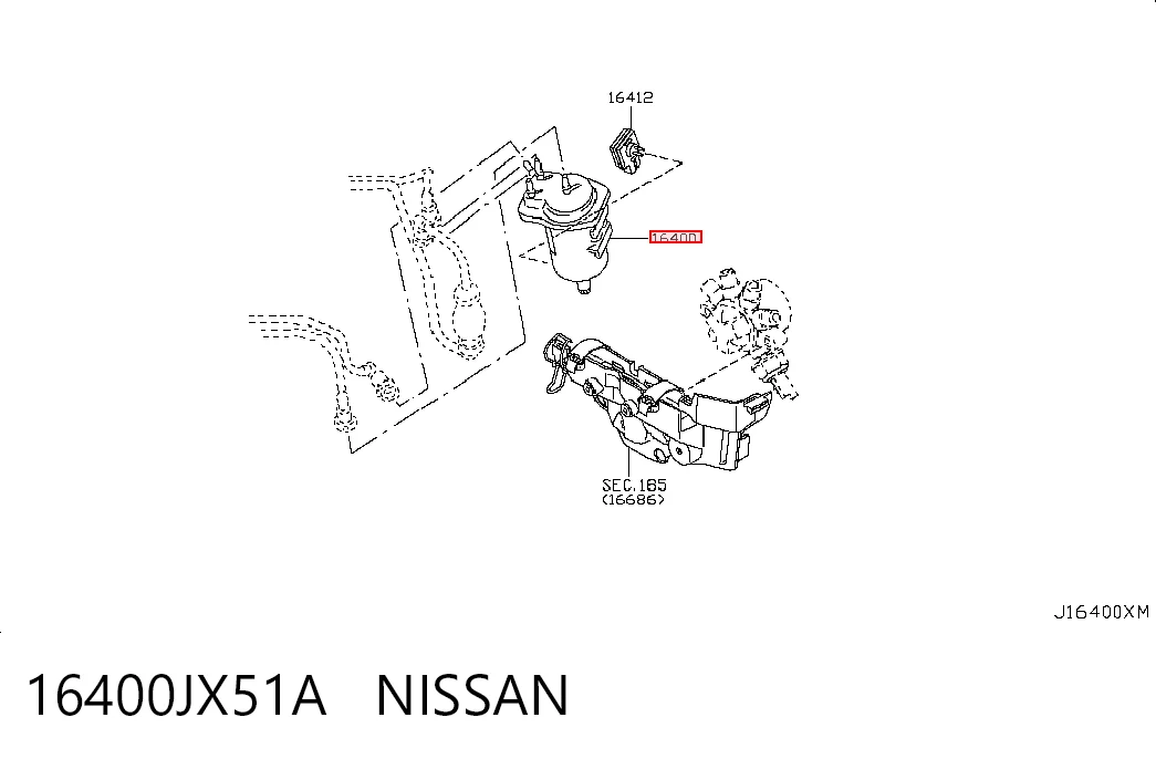 Compre Filtro de combustível Nissan Qashqai 