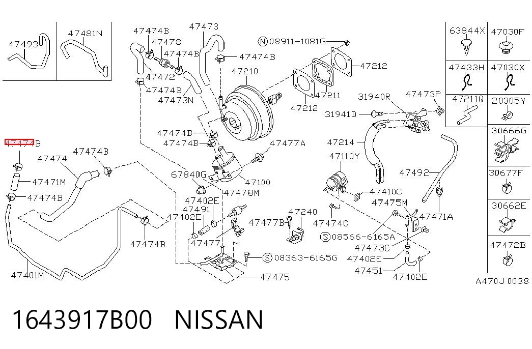 1643917B00 Nissan/Infiniti