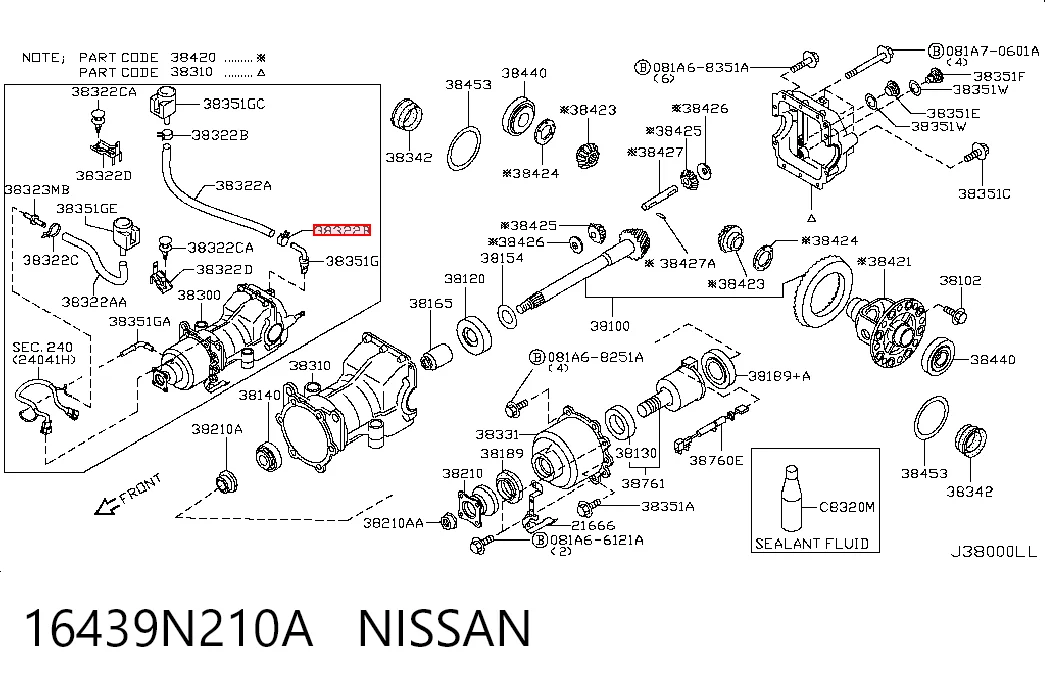 16439N210A Nissan/Infiniti