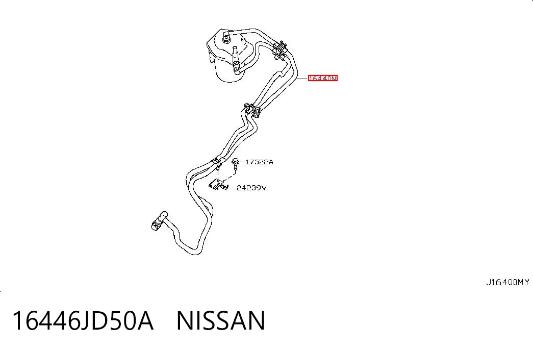 16446JD50A Nissan/Infiniti