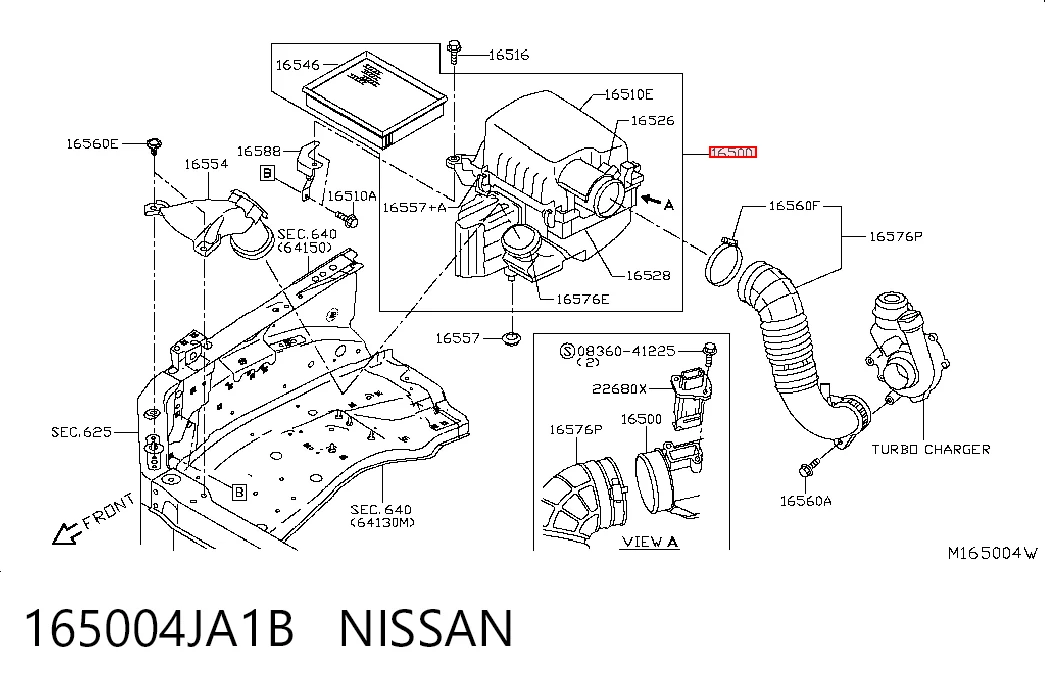 165004JA1B Nissan/Infiniti