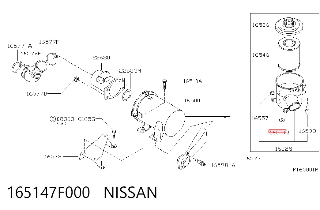 165147F000 Nissan/Infiniti