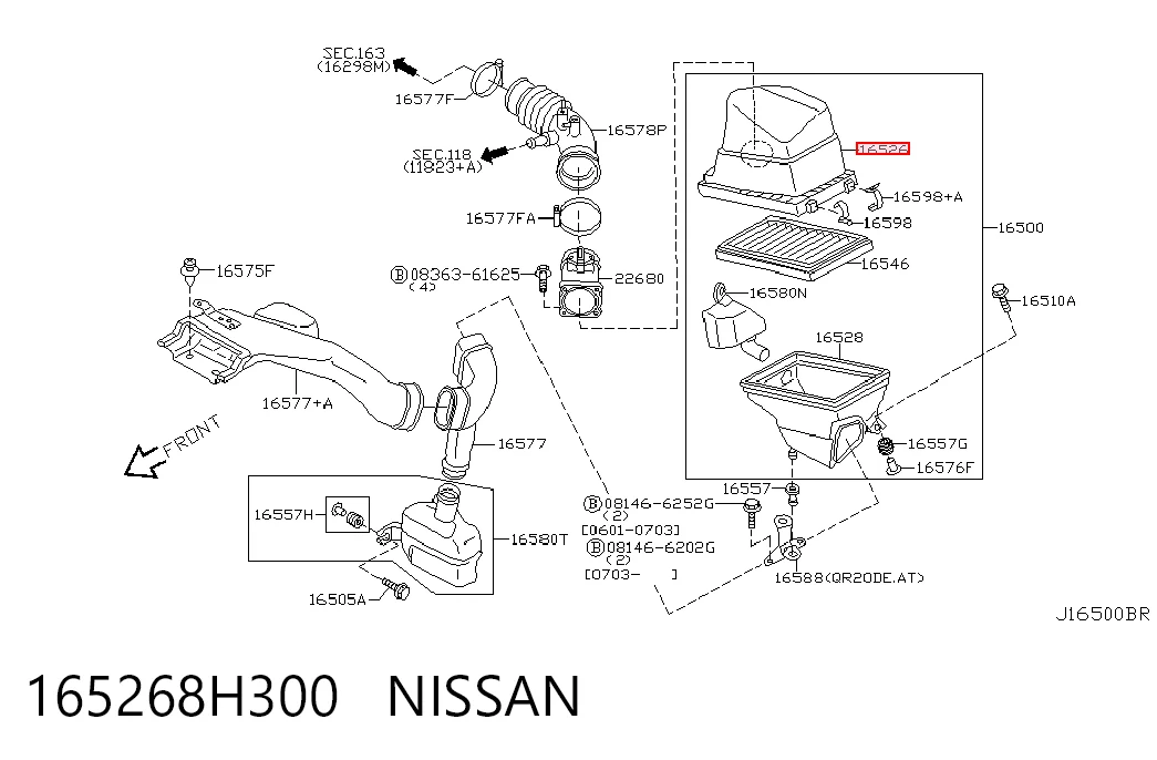 165268H300 Nissan/Infiniti
