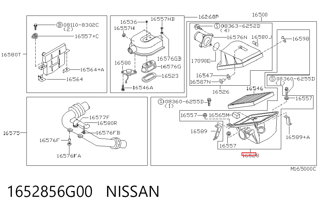 1652856G00 Nissan/Infiniti