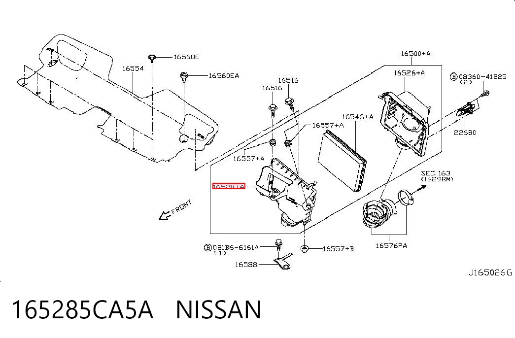165285CA5A Nissan/Infiniti