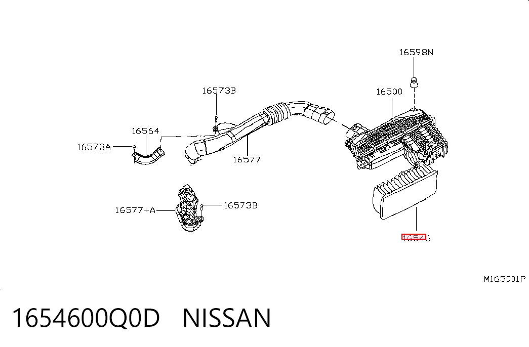 1654600Q0D Nissan/Infiniti