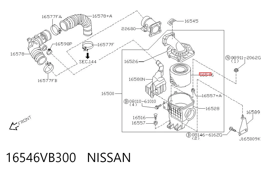 Compre Filtro de ar Nissan Patrol 