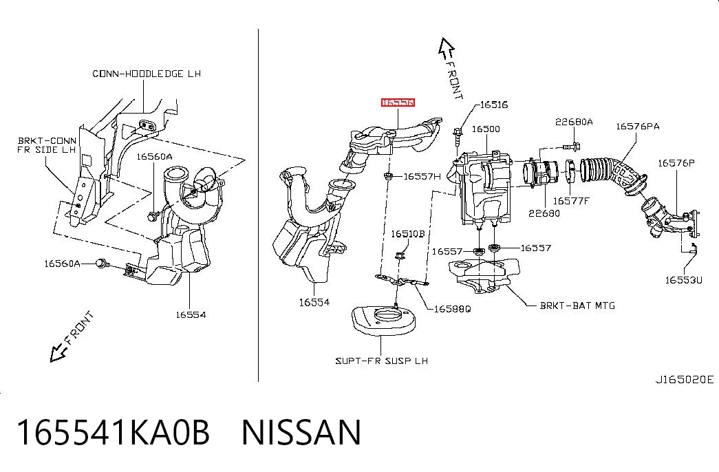165541KA0B Nissan/Infiniti