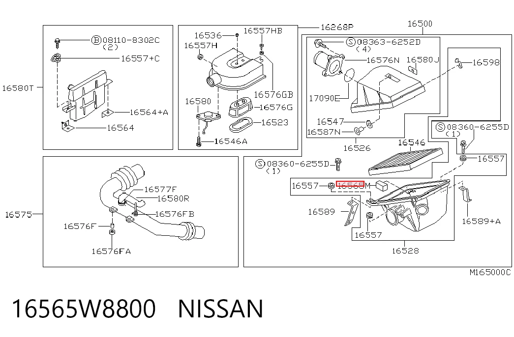 16565W8800 Nissan/Infiniti