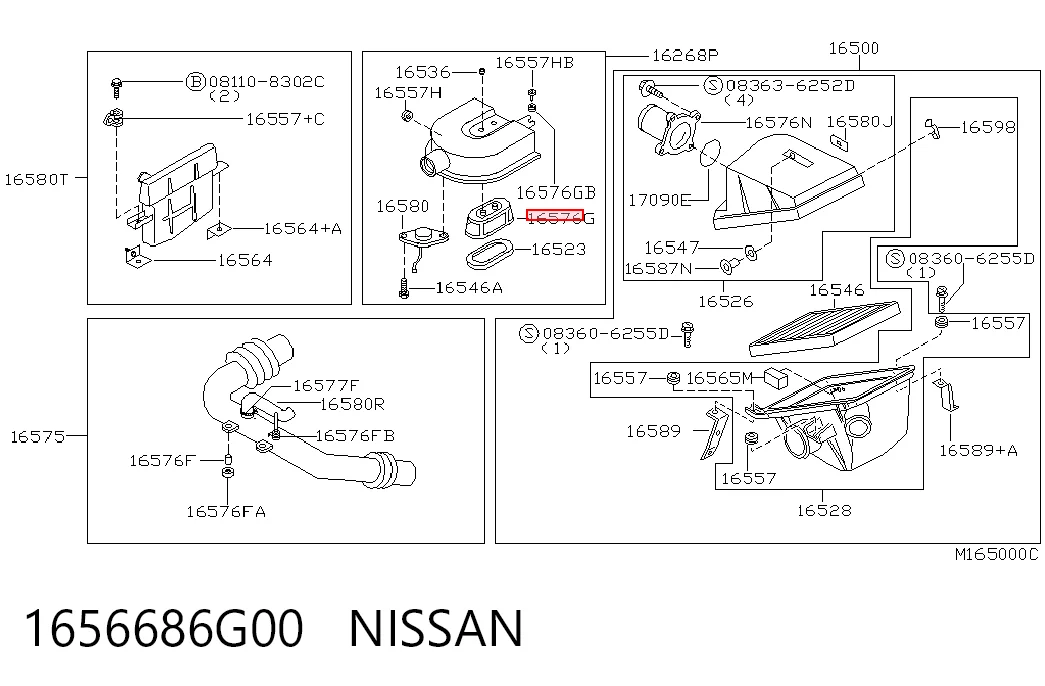 1656686G00 Nissan/Infiniti