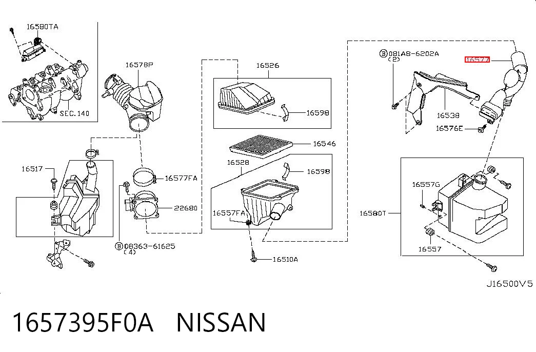 1657395F0A Nissan/Infiniti