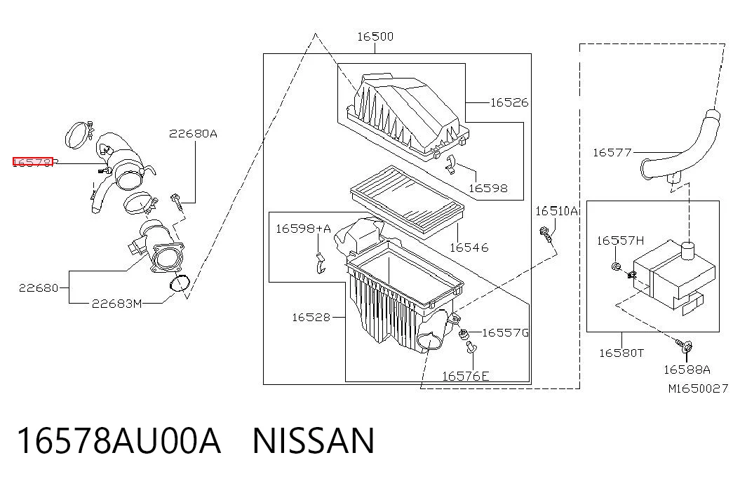 Cano derivado de ar do medidor de consumo do ar Nissan Primera  P12 ao melhor preço