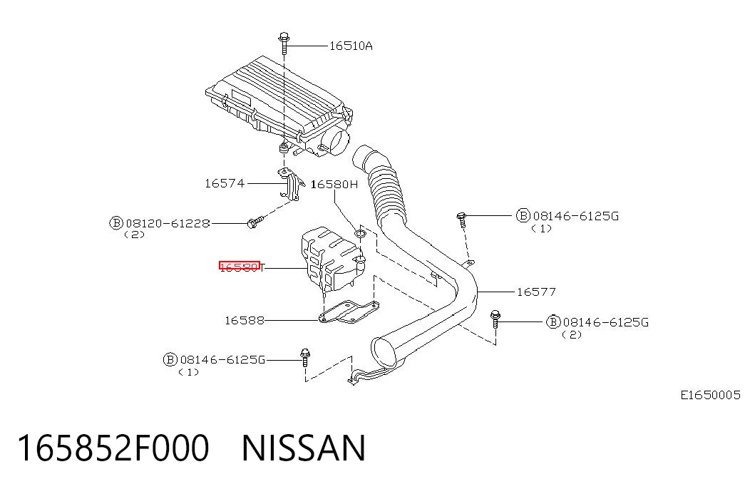 165852F000 Nissan/Infiniti