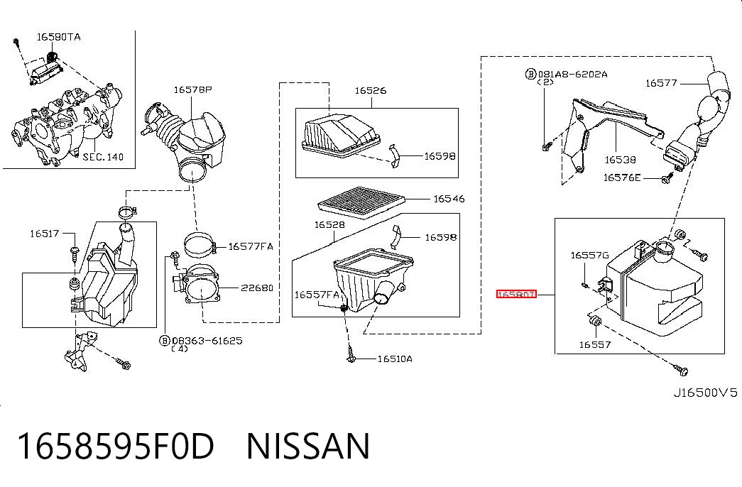 1658595F0D Nissan/Infiniti