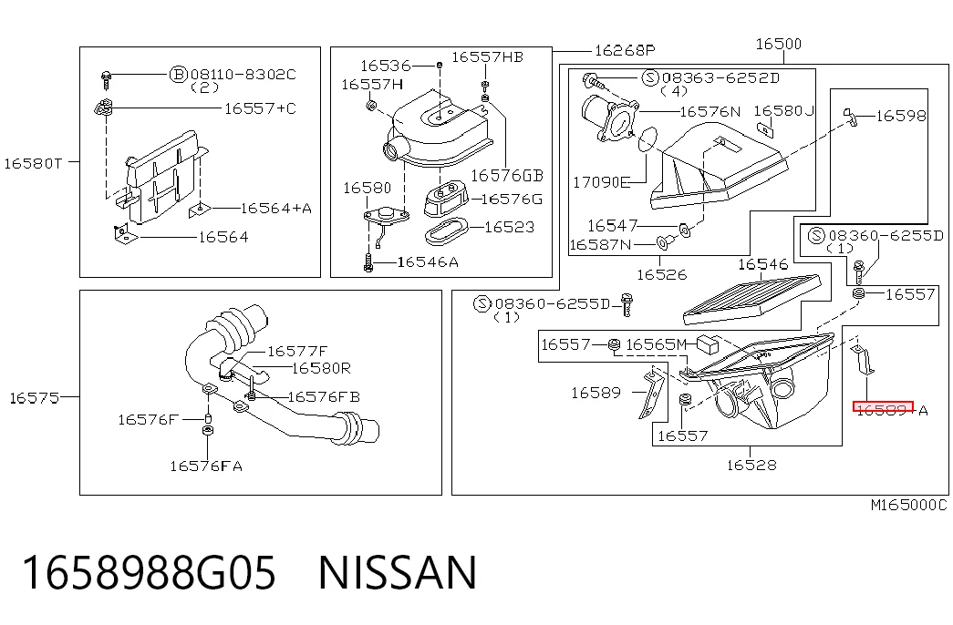 1658988G05 Nissan/Infiniti