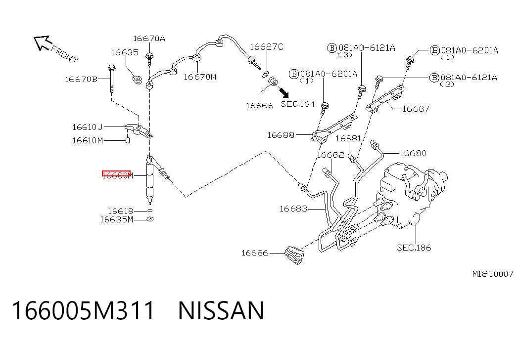 166005M311 Nissan/Infiniti